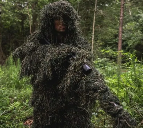 grassy ghillie suit