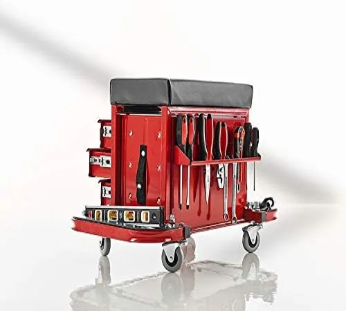 rolling toolbox stool – comfort and storage for every project