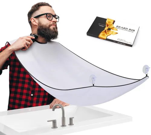 hupbipy beard bib apron – the ideal grooming gift for men