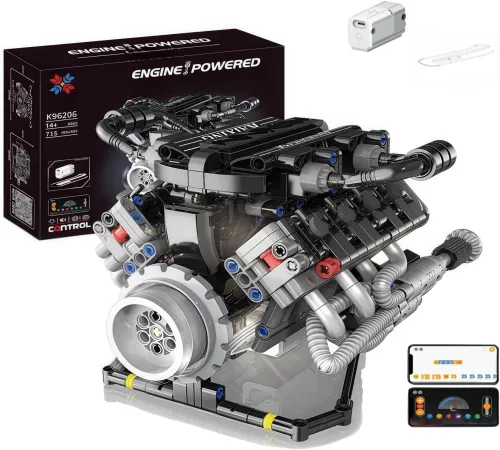 build-your-own v8 engine model kit – a thrilling stem gift for gearheads