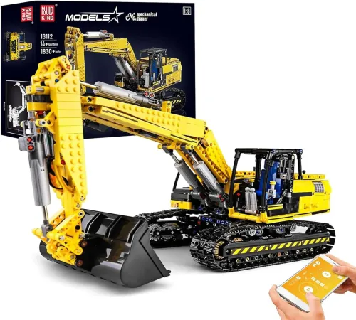 mould king rc excavator building set – the ultimate stem gift for kids