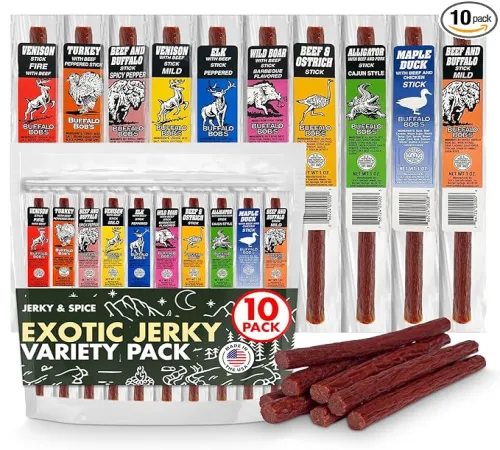 exotic jerky gift set for dad – a taste adventure