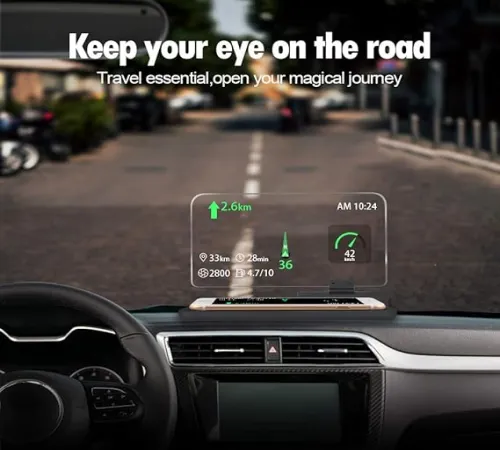 hands-free navigation display for dad – stay on track safely
