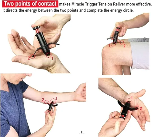 miracle trigger tension reliever – portable acupressure therapy anywhere