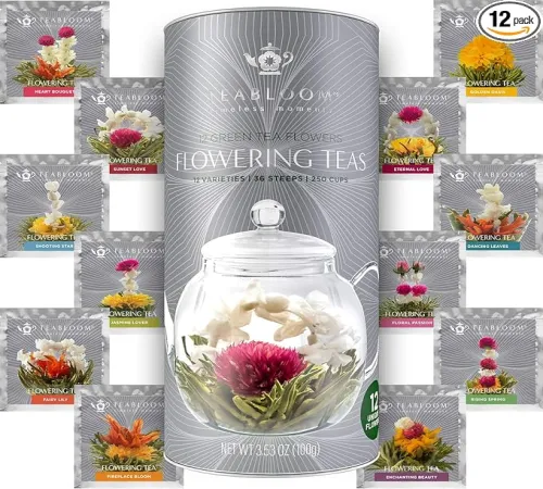 blooming tea flower set – a visual and flavorful tea experience