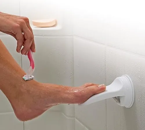 shower shaving foot rest – safe and comfortable leg shaving solution